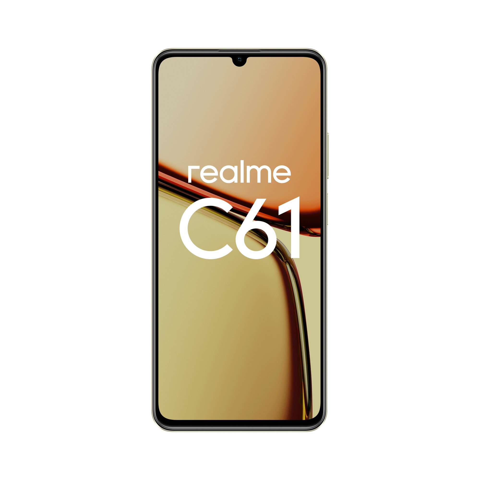 Смартфон realme C61 6/128 ГБ RMX3930, Блестящий Золотой — фото 1