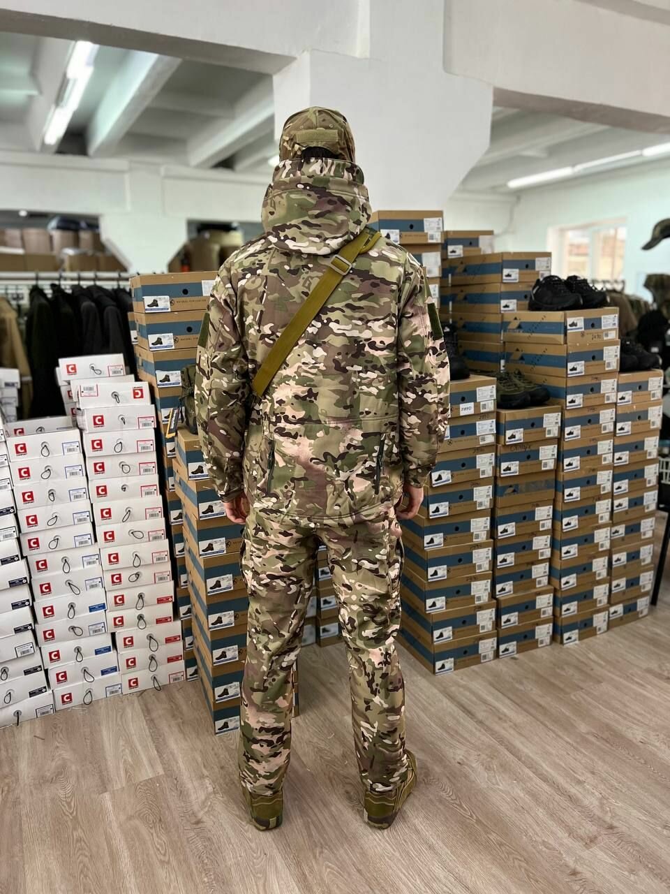 Тактический костюм Softshell мультикам — фото 1