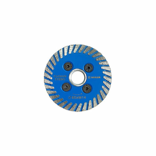 фото Диск алмазный отрезной caiman turbo d60хм14