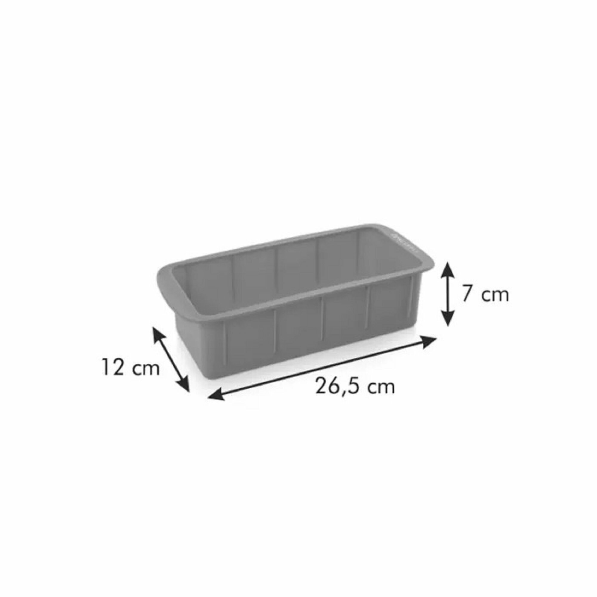 Форма для выпечки Tescoma SiliconPrime, силикон, 26,5х12х6, прямоугольная — фото 1