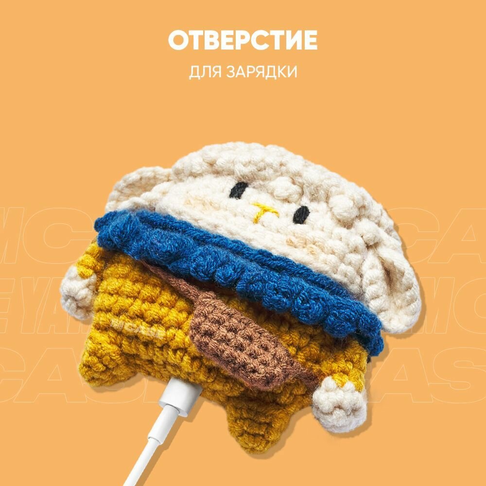 Чехол для AirPods 3, плюшевый чехол для наушников — фото 1