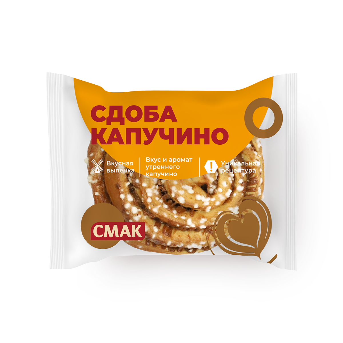 Сдоба "Смак Капучино", ваниль, идеально подходит к чаю и кофе, 100г