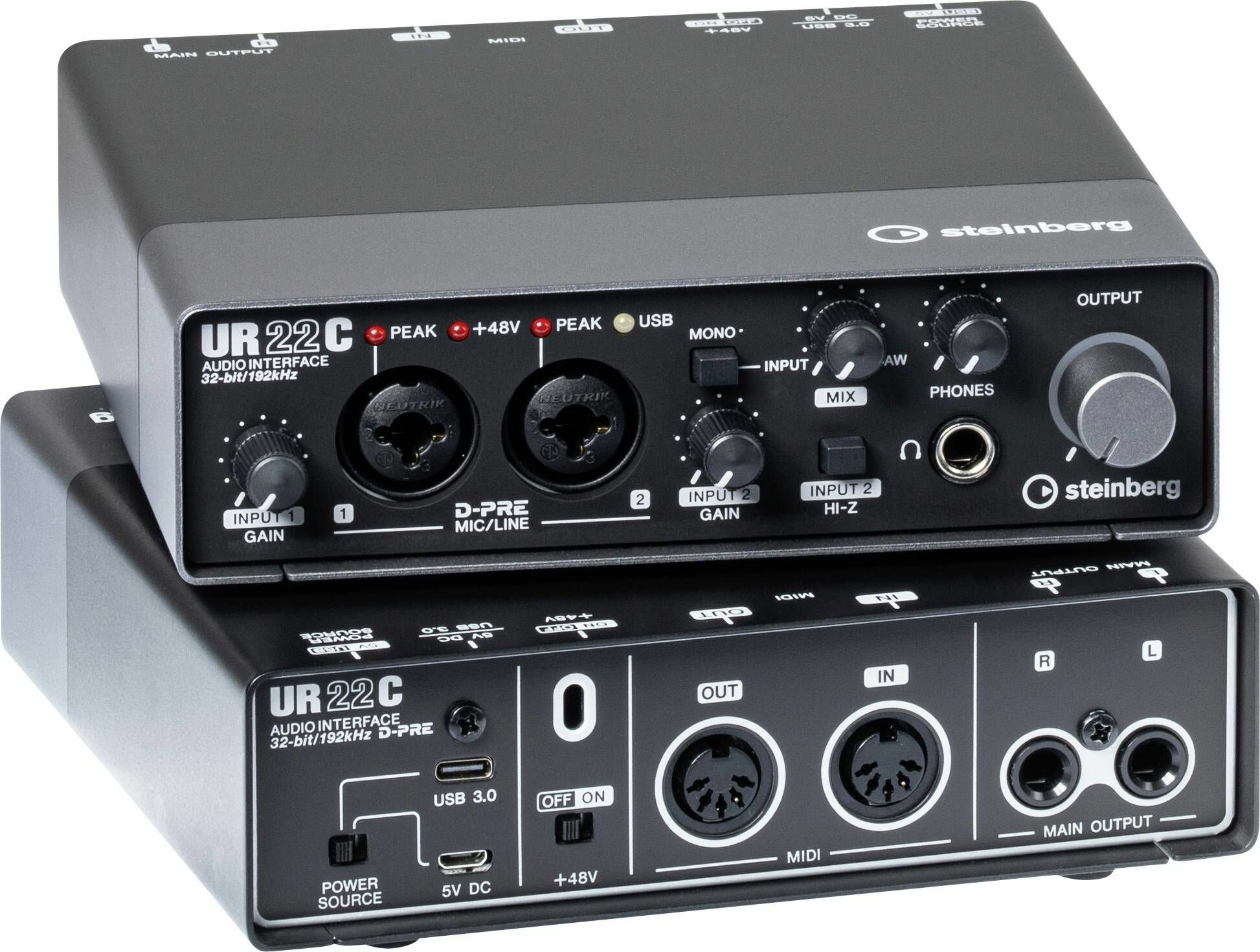 STEINBERG UR22C - USB3.0 профессиональный аудиоинтерфейс — фото 1
