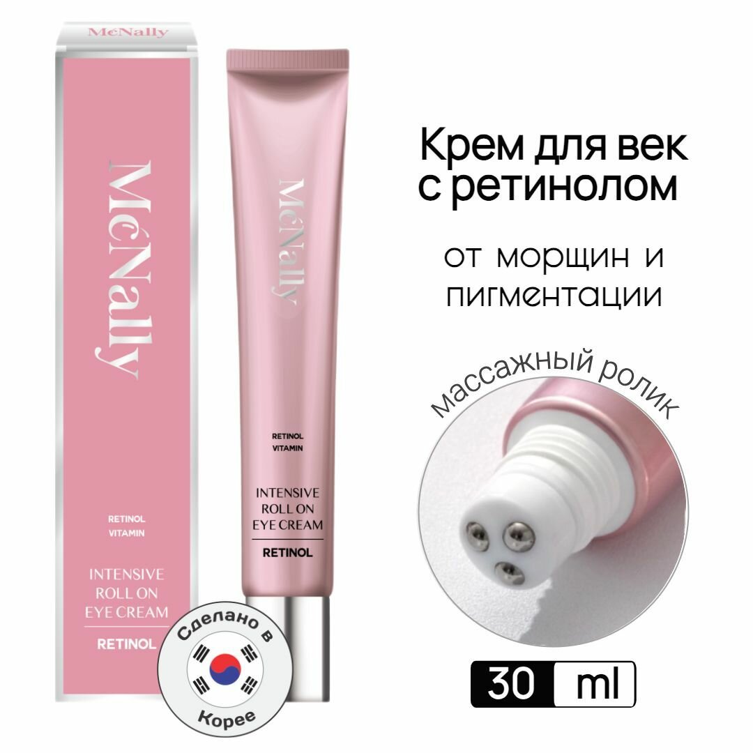 Крем для век с Ретинолом Intensiv roll on aye cream retinol