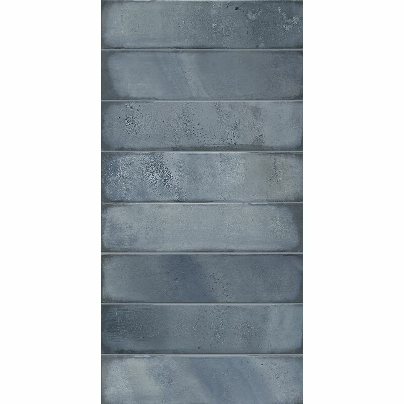 Керамическая плитка Azori Bricks Azul 00-00109540 настенная 315х63 см