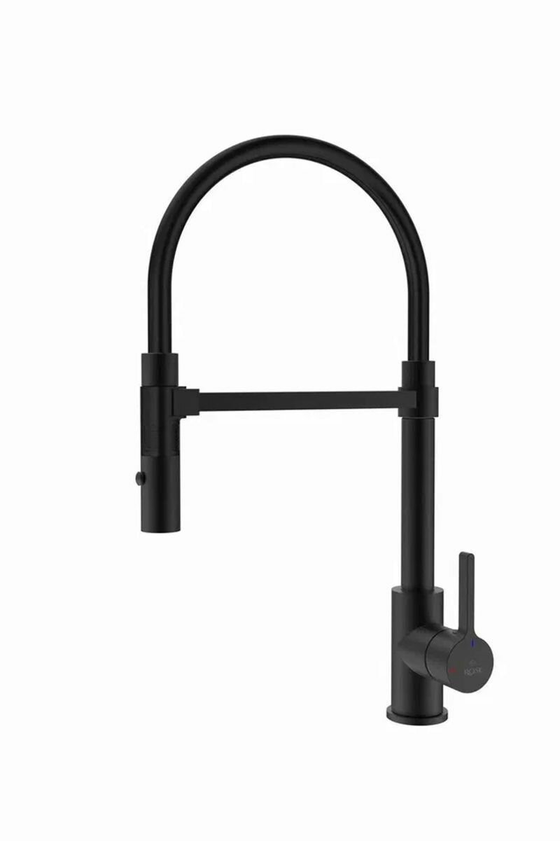 Смеситель для кухни Rose R1YV33MOH, черный