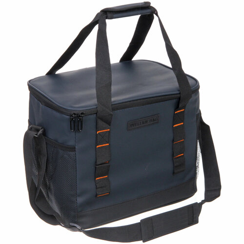 Термосумка, сумка-холодильник 19 литров, темно-синяя размер 33х23х26,5