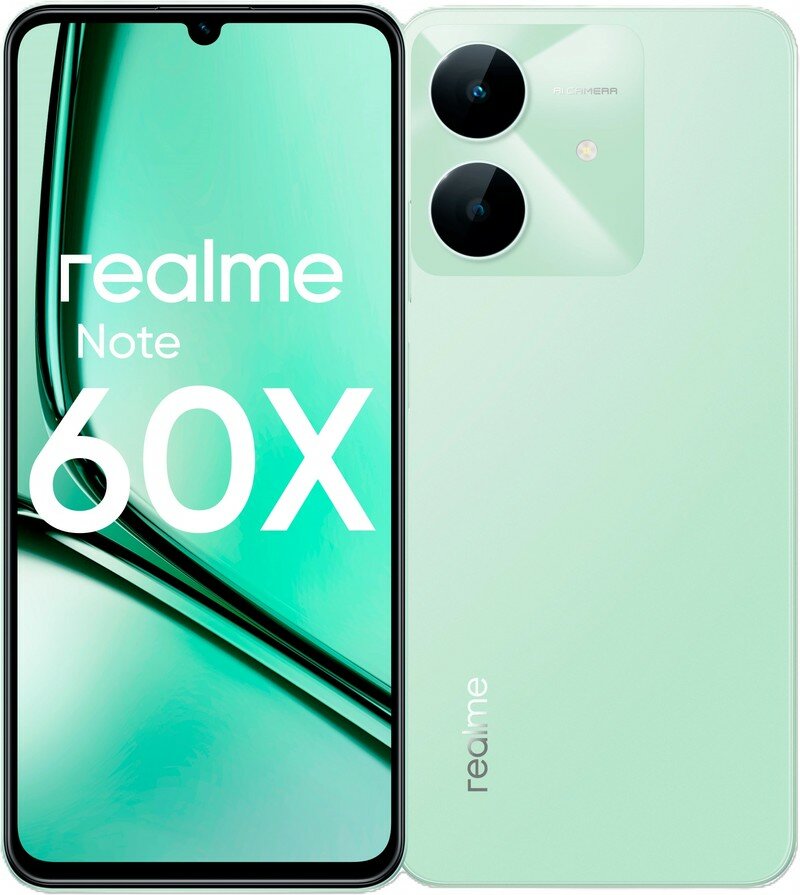 Смартфон REALME Note 60х 3/64Gb, RMX3938, зеленый