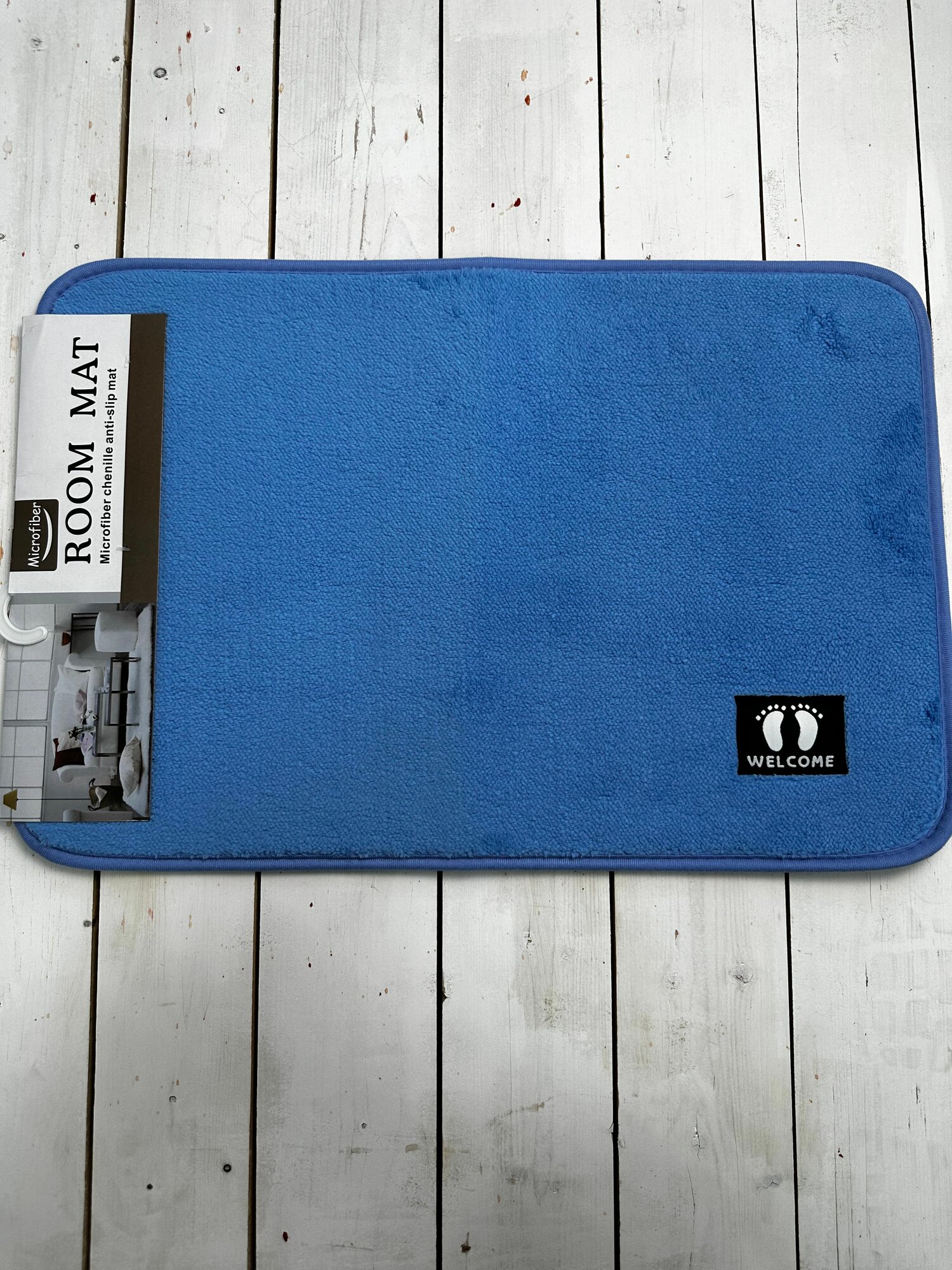 Коврик для ванной Fengtuoling 40x60см голубой