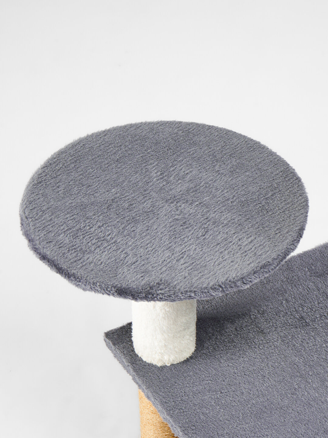 Когтеточка-столбик угловой для кошек, У006-CN-153, темно-серый — фото 1