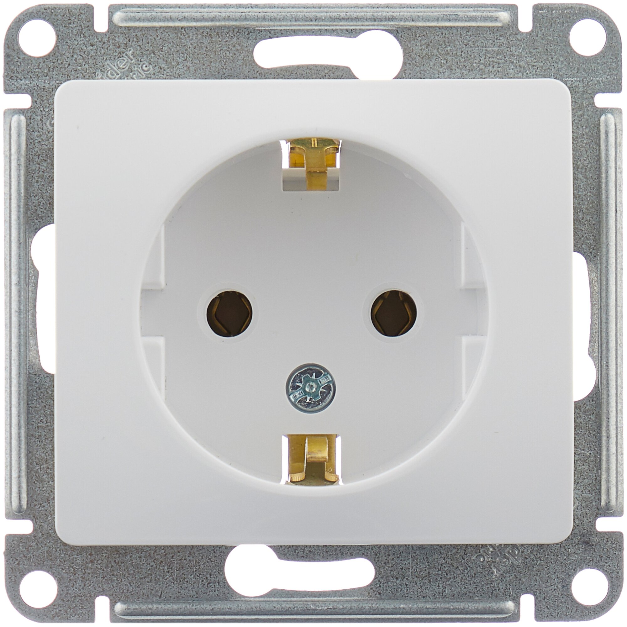 Розетка Systeme Electric GSL000143 GLOSSA, 16 А, с заземлением