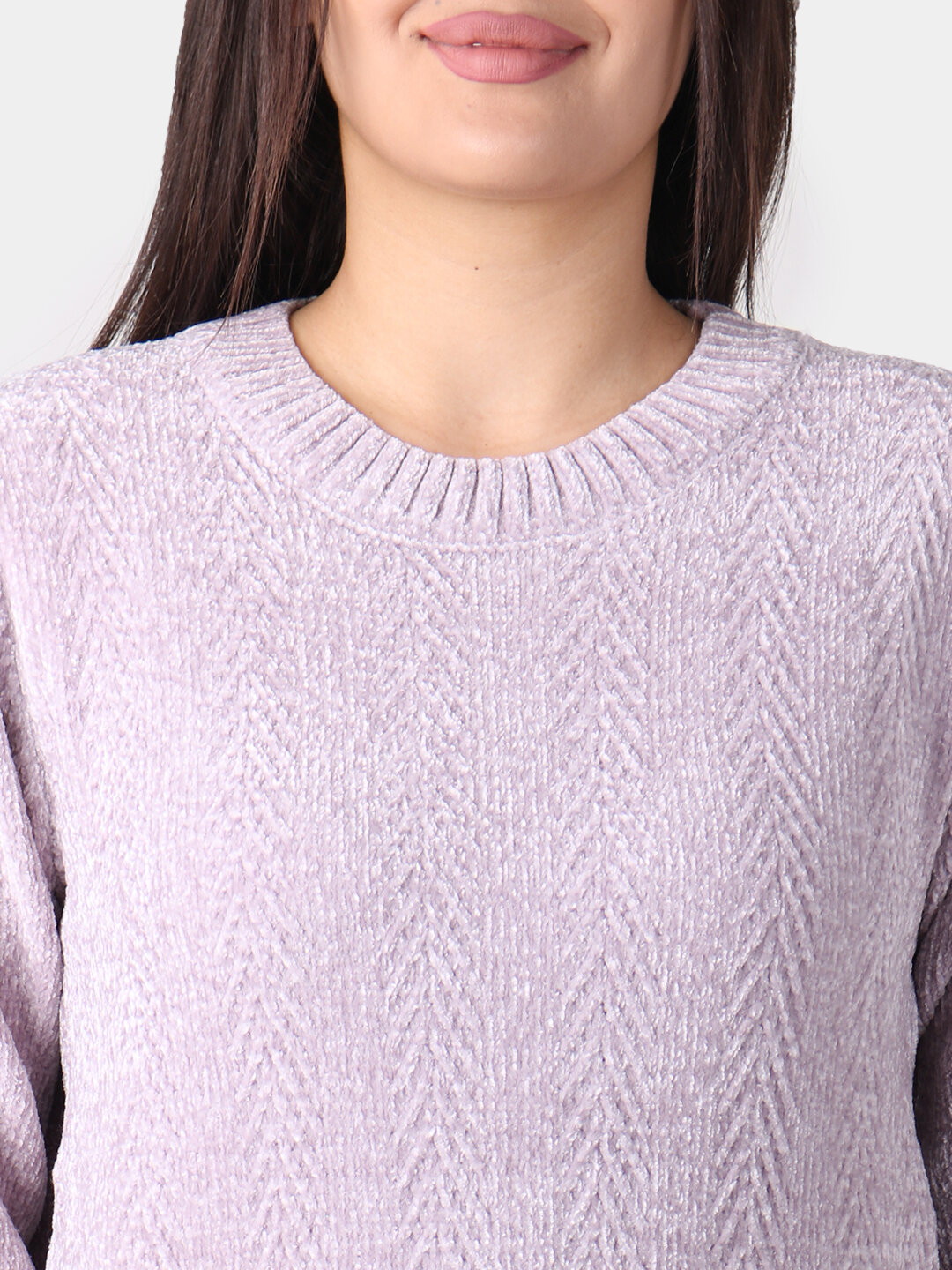 Свитер размер One Size, , лавандовый — фото 1
