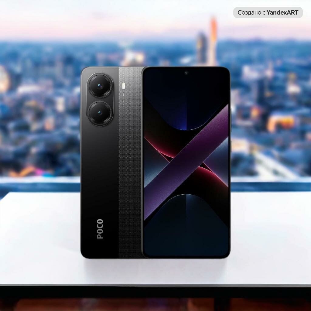 Смартфон Xiaomi Poco X7 Pro, 12GB+256GB, 6,67" AMOLED 120Hz дисплей, 6000 мА/ч, 5G