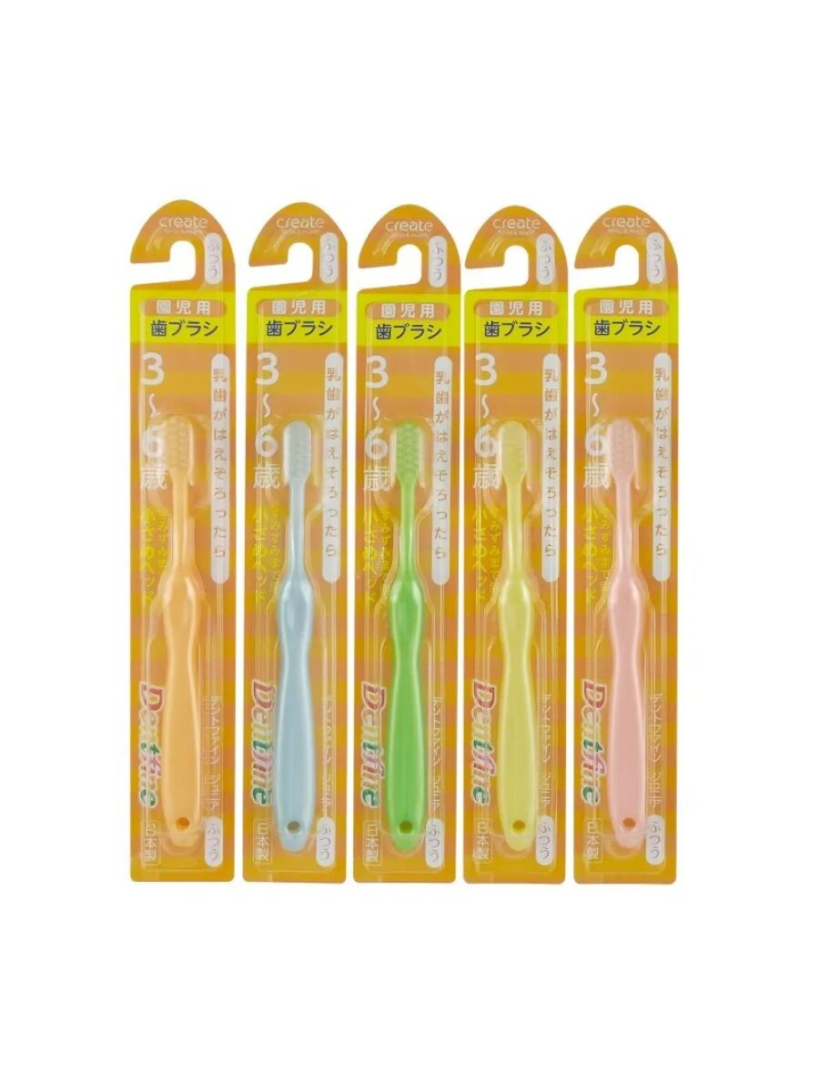 Зубная щетка для детей 3-6 лет