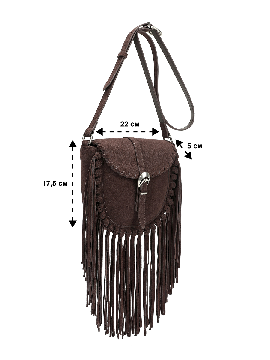 Сумка кросс-боди Paprika Bag Italy, коричневый — фото 1