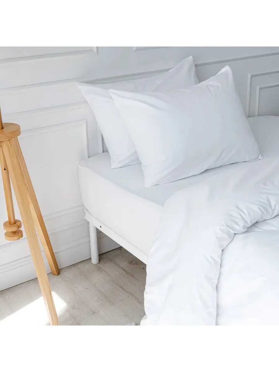 Комплект наволочек 50х70см (2 шт.) бязь белые — фото 1