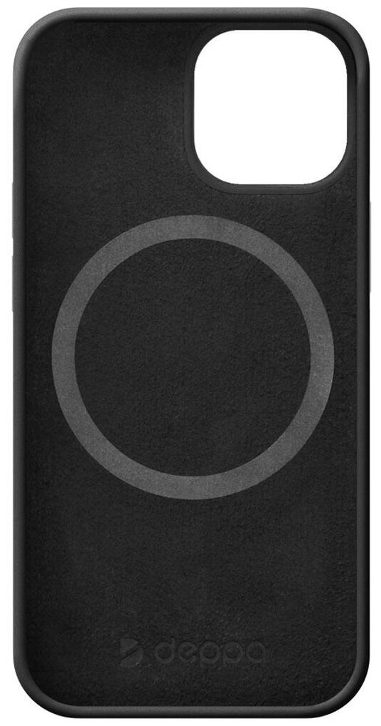 Чехол-крышка Deppa MagSafe для iPhone 13 mini, силикон, черный - фото №6
