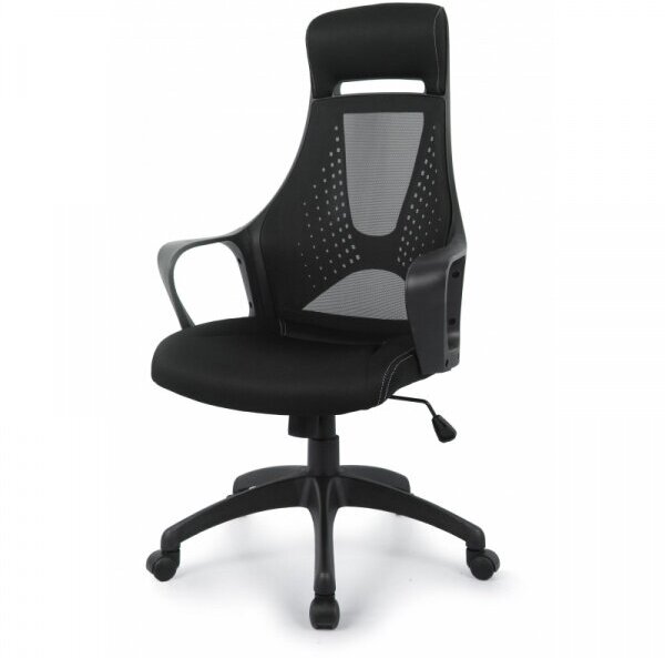 Кресло руководителя Easy Chair 578 TC сетка/ткань черный, пластик черный