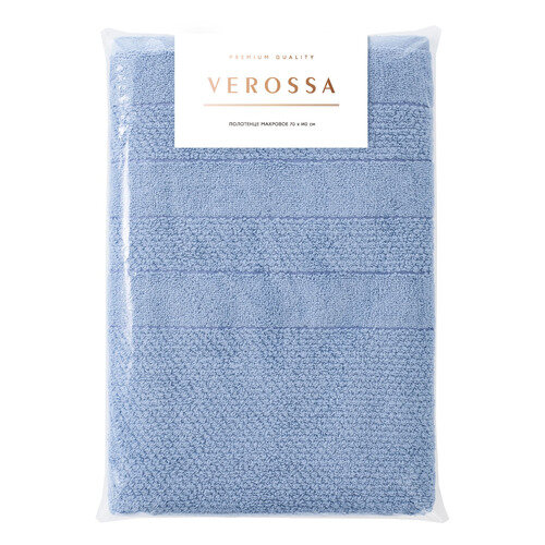 Полотенце Verossa банное 70x140см хлопок голубой (740157) - фото №7