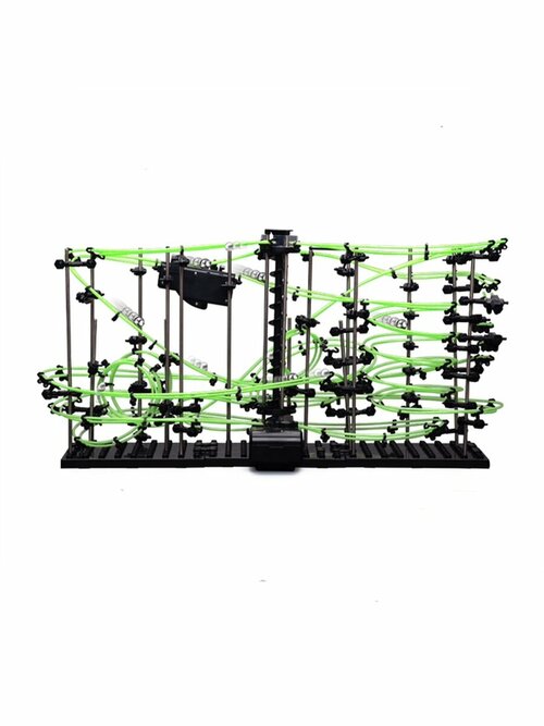 Конструктор SpaceRail Космические горки новая серия (уровень 4) Светящиеся рельсы, Длина трассы 26 метров - 231-4G