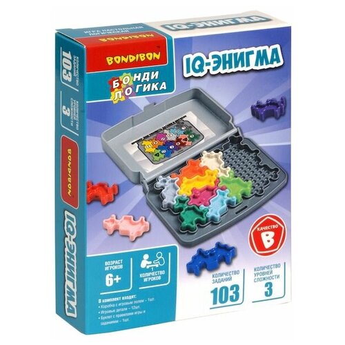 Логическая игра Bondibon iq-энигма настольная игра iq энигма бондилогика