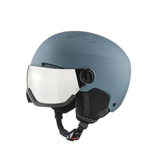 Шлем защитный ALPINA, Arber Visor Q-Lite 2023-2024, 54-58, blue matt