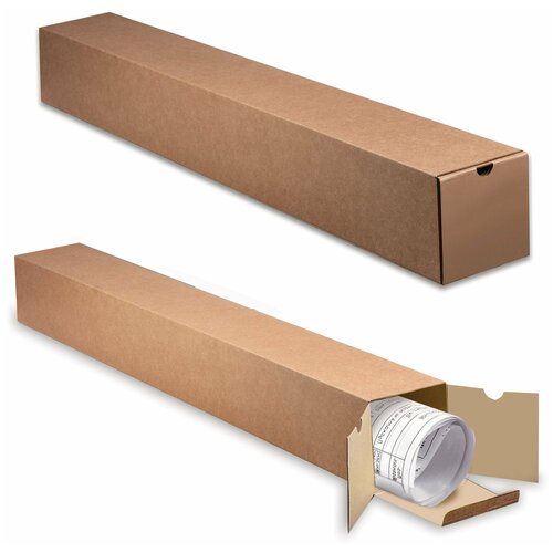 Коробка-тубус 520х75х50 мм картонный (25 шт)