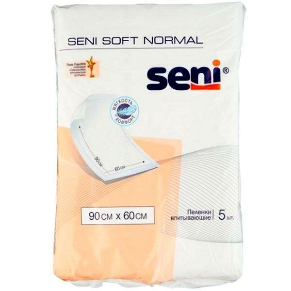 Одноразовые пеленки Seni Soft Normal, 90х60 см, 30 шт. - фото №9