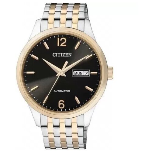 Наручные часы CITIZEN Automatic NH7504-52EB, серебряный, черный