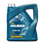 Масло моторное полусинтетическое Mannol Molibden 10W-40 4л - изображение