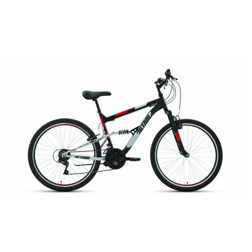 Горный MTB велосипед Altair MTB FS 26 10 2021 рама 18 черно-красный 1520000₽