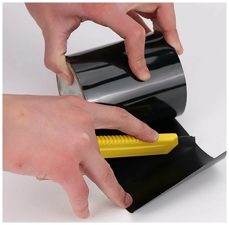 Клейкая лента Flex Tape Black усиленной фиксации, 102 мм x 1.52 м - фотография № 9