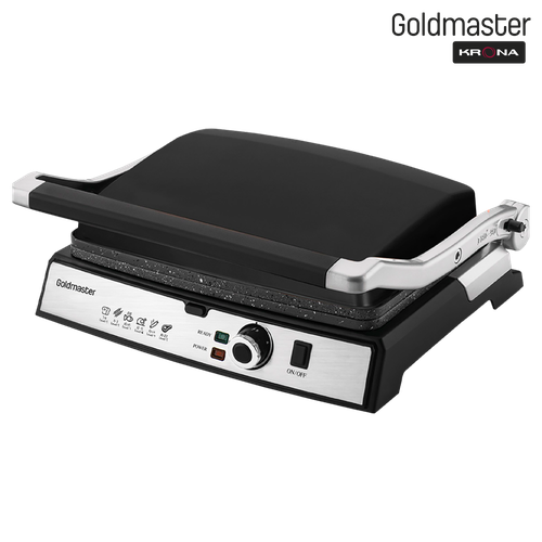 Контактный электрический гриль Goldmaster Krona Tostmix Черный