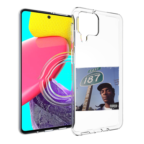 Чехол MyPads Snoop Dogg NEVA LEFT для Samsung Galaxy M53 (SM-M536) задняя-панель-накладка-бампер