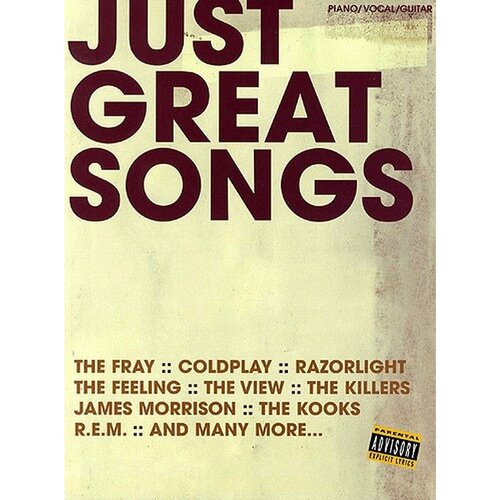 Am991694 - Just Great Songs Piano Vocal Guitar Book big book of ballads piano vocal guitar book 2nd edition