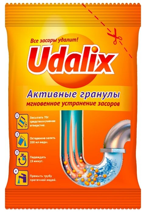 Средство для удаления засоров Udalix 70г