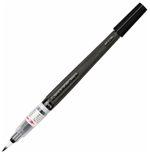 Ручка кисть с краской Pentel Colour Brush чёрная
