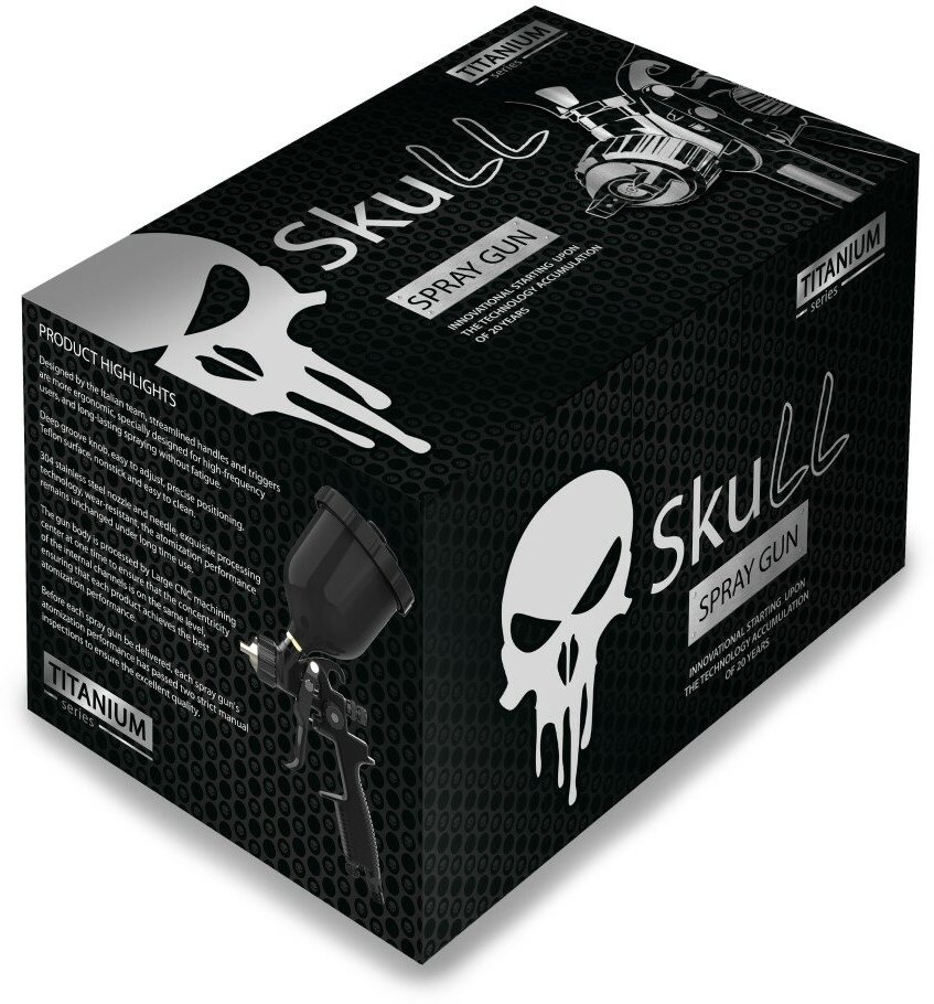 Краскопульт Radex Skull Titanium Spray gun RRP 20114 . - фотография № 3