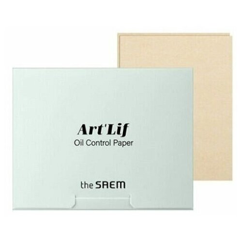 Салфетки косметические матирующие The Saem ArtLif Oil Control Paper, 80 шт.