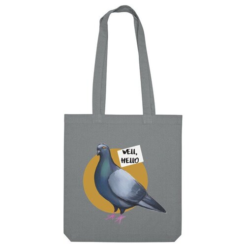 фото Сумка шоппер us basic, серый