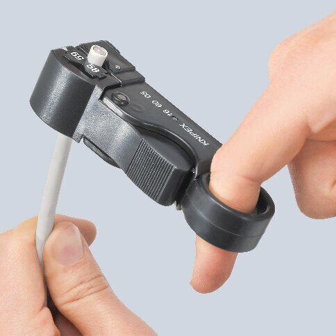 Инструмент для снятия изоляции с коаксиальных кабелей Knipex - фото №8