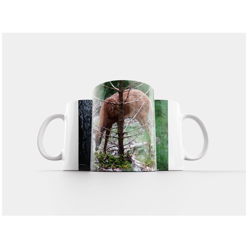 фото Кружка "олень, палевый, молодые олени" 320 мл lotsprints