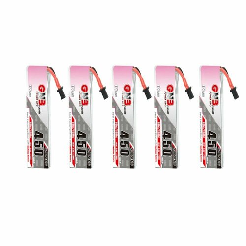 Аккумулятор Gaoneng GNB Lipo HV 1S 3,8 В 450 mAh 80C Lipo разъем A30 для FPV вупов дронов whoop 5ШТ