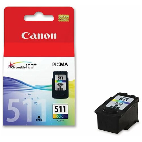 Картридж струйный Canon CL-511 цветной картридж profiline pl pg 512 для принтеров canon pixma ip2700 mp240 250 260 270 272 280 480 490 492