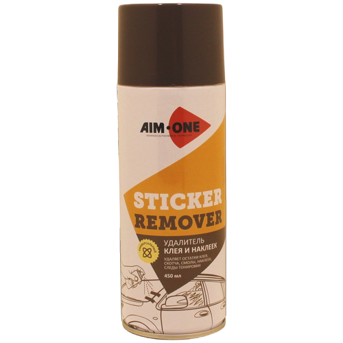 AIM-ONE Удалитель клея и наклеек 450мл (аэрозоль). Sticker Remover SR-270