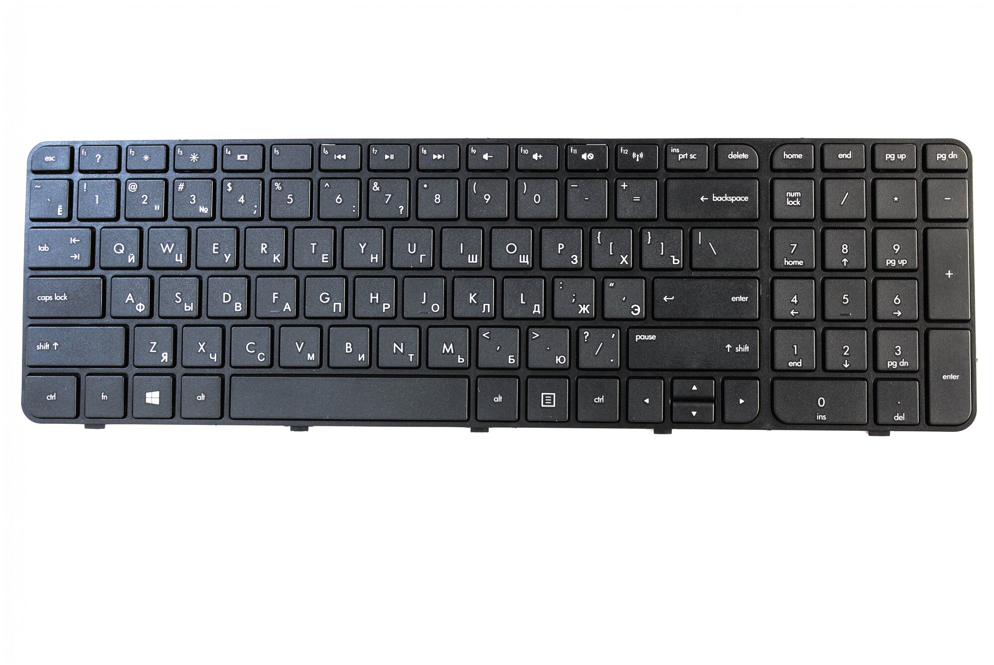 Клавиатура для ноутбука HP Pavilion G7-2004er черная c рамкой