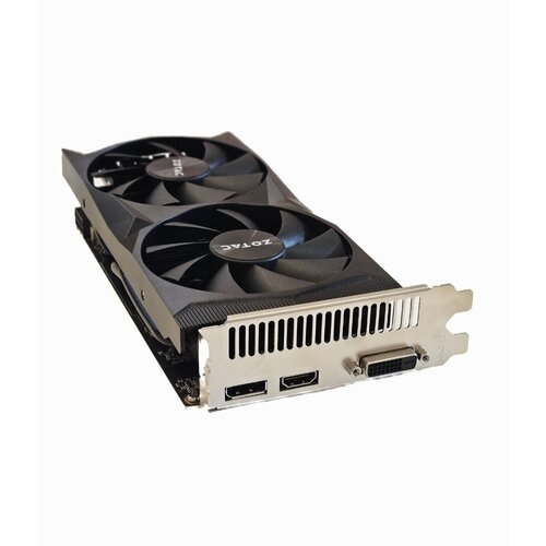 Видеокарта ZOTAC Nvidia GeForce GTX1660 Super 6Gb 1408SP, GDDR6, 192bit, dual, 8pin, (hdmi 1/ DVI 1/ DP 1)