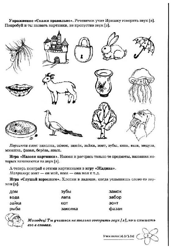 Учим звуки [з], [з`], [ц]. Домашняя логопедическая тетрадь для детей 5-7 лет - фото №2