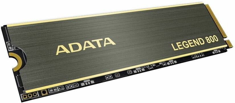 Жесткий диск SSD ADATA M.2 2280 500GB LEGEND 800 PCIe Gen4x4 with NVMe, 3500/2200, MTBF 1,5M, 3D NAND, 300TBW, Heat Sink, RTL (ALEG-800-500GCS)