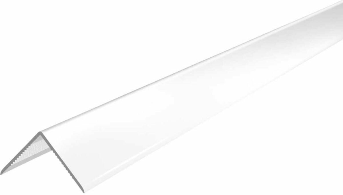 фото Угол 22х22мм 2,7м "Деконика", 001-G Белый глянцевый